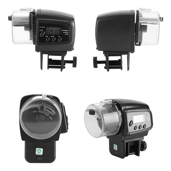 Dispensador Eletrônico Digital Lcd Para Alimentação De Peixe 0