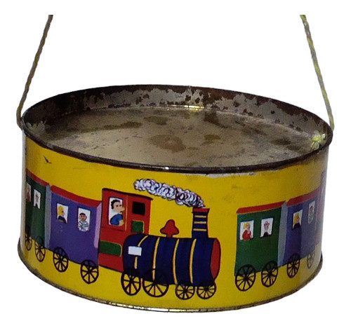 Tambor De Juguete De Chapa Amarillo 0