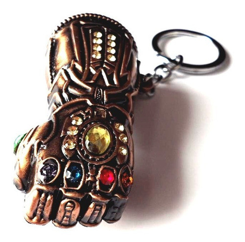 Llavero Thanos Avengers Vengadores Puño Gemas Marvel Metal 0