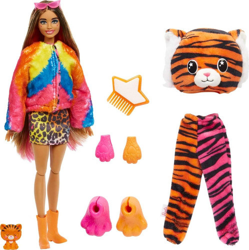 Muñeca Barbie Cutie Reveal Tiger Costume 1
