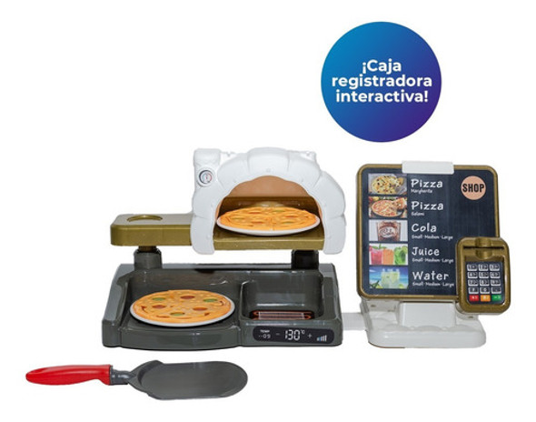 Set De Pizza. Juguete De Cocina Pizza Shop Gourmet 1