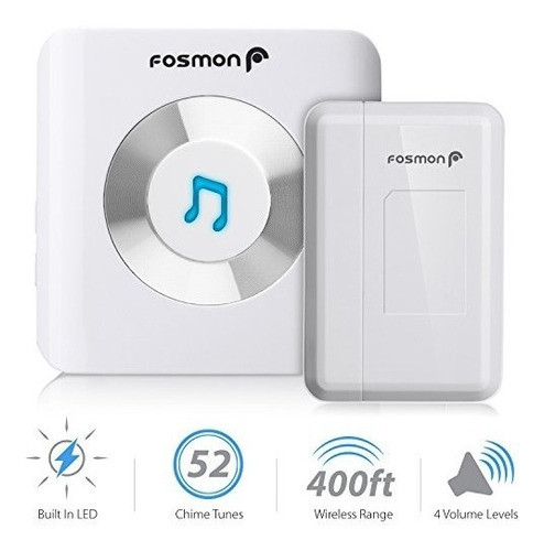 Timbre Abierto De Puerta Inalámbrica Fosmon Wavelink 51004ho 1
