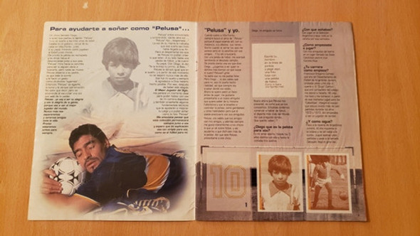 Álbum Figuritas Fútbol Diego Maradona 45 Figuritas Pegadas 1