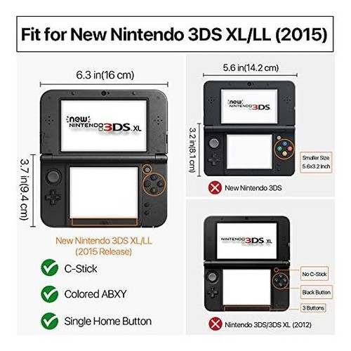 Funda Resistente Para New Nintendo 3ds Xl 2015 Model - Clear 1