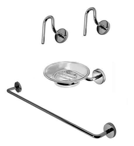 Kit Set Accesorios Baño Hidromet Climb X 4 Piezas Cs9214* 0