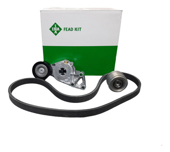 Kit Poly V Tensor Correa Polea Para Vw Bora 1.8t Ina 1