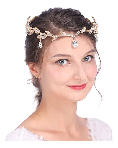 Anglacesmade - Diadema De Diamantes De Imitacion Con Corona 0