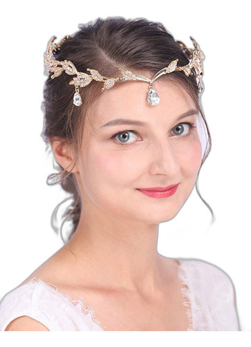 Anglacesmade - Diadema De Diamantes De Imitacion Con Corona 1