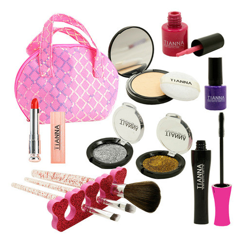 Capa Model Suit Up Makeup Real Lavável Para Meninas, Segura 0