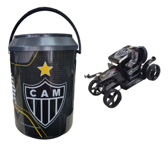 Cooler Térmico Cerveja Time Futebol Atléticomg Carrinho Galo 0