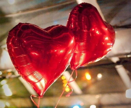 Balão Coração Metalizado Vermelho 45cm Kit 50 Unidades 0