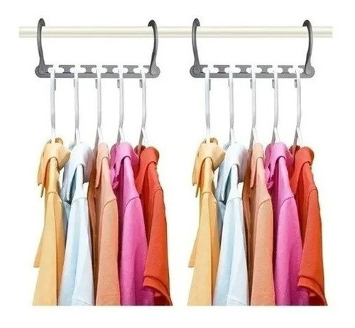 Percha Organizadora Multiple Ahorra Espacio 8 Unidades M-o 0
