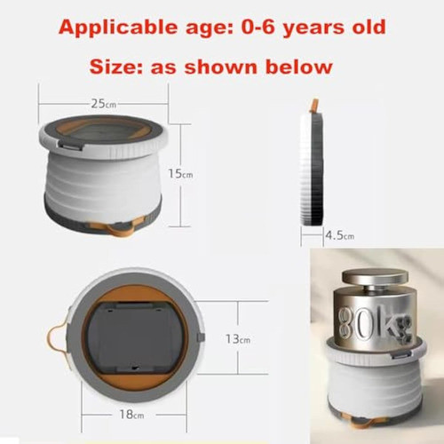 Asiento Portátil Y Plegable Para Niños Pequeños, 1