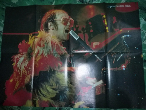 Revista Popster Elton John - Nº 11 Año 1980 Poster 65 X 90 1