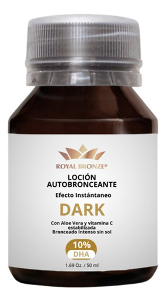 Loción Autobronceante Dha 10% Dark 50 Ml Royal Bronze 0