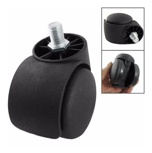 Ruedas Para Silla Pc Con Rosca 3/8 0
