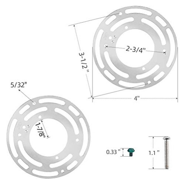Peesin Paquete De 2 Soportes De Montaje Para Lámpara De Tech 1