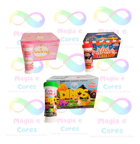 Bolha De Sabão Circo 60ml  (15 Unidades) - Lembrancinha 0