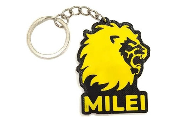 Llavero Leon Milei Souvenir 10 Unidades 1