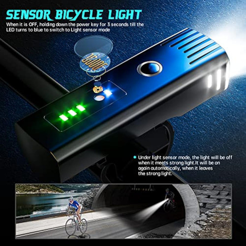 Ipsxp 5000 Lumens Bike Light Set Usb Rechargeable 1