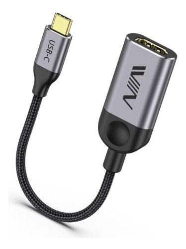 Cable Adaptador Usb C A Hdmi 4k, Adaptador Iviin Tipo C A Hd 0