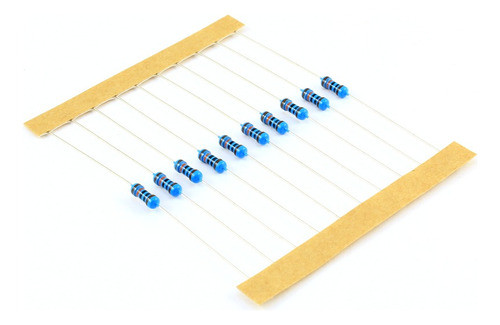 Resistencias 100 Ohms 1/4w 0.25w Metal Film 100ohm Pack X10 0