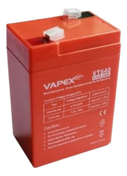 Bateria Recargable De Gel 6v 4ah Luz Emergencia 0