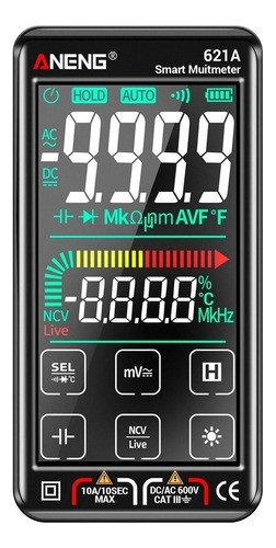 Lazhu Multímetro Digital Inteligente Com Tela Sensível Ao 0