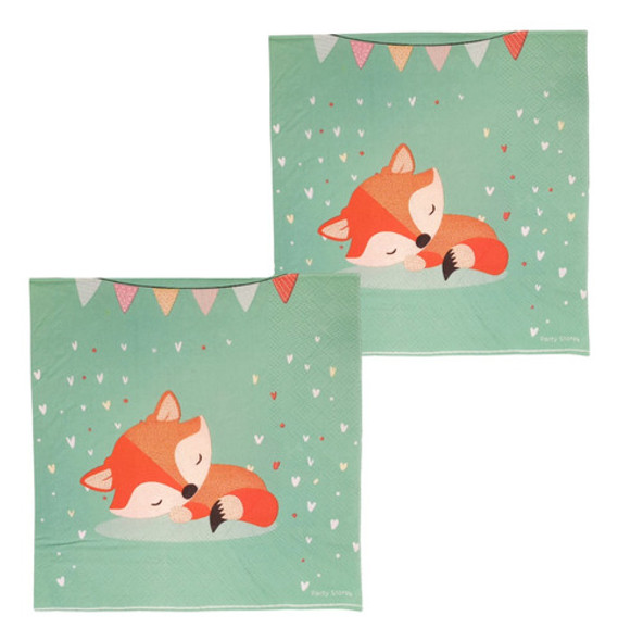 720 Unidades Servilleta De Papel Zorro 1