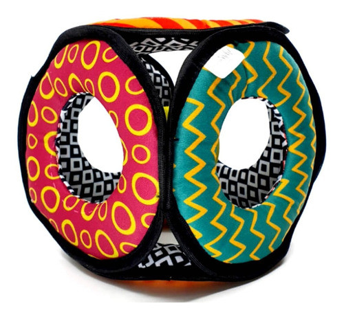 Cubo Dado Estimulación Sonajero 6 Arandelas Bebes Didactico 1