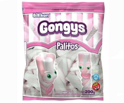 Malvaviscos Palitos Gongys (pack X5u)  Barata La Golosineria 0
