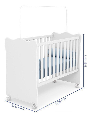 Quarto Bebê Berço Com Colchão D-18 Com Cômoda Encanto Plus 1