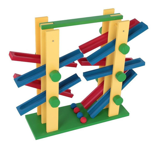 Brinquedo Equilibrando Bolinhas - 2x2 - Madeira - Carlu 0