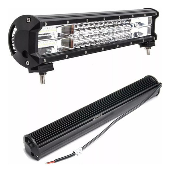 Faro Barra Recta 288w 50cm 96 Led Spot Flood 4x4 Jeep Xls 0