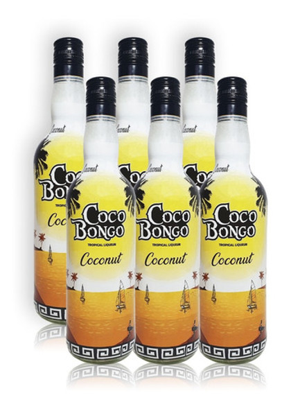 Coco Bongo Ron Coconut Caja X6u 750ml Licor Tropical 0