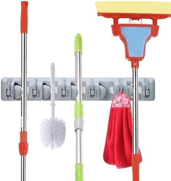 Soporte Escobas Lampazos Herramientas De Fácil Instalación 0