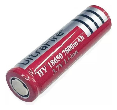 Pila Batería 18650 3.7v 7800mah Li-ion Recargable Sin Teton 0