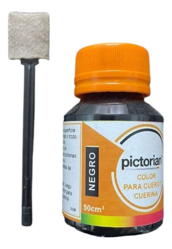 Tinta Pictorian Color Para Cueros Y Cuerinas X 50 Cc 0