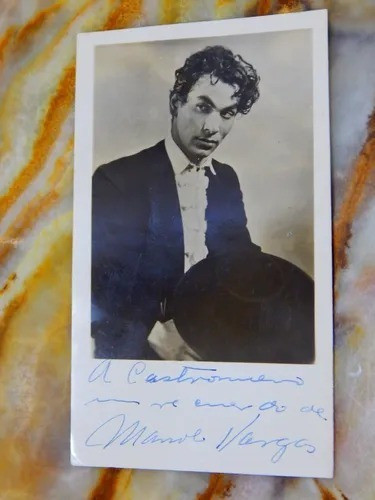 Manolo Vargas - Fotografia Firmada Original - Autografiada - 1