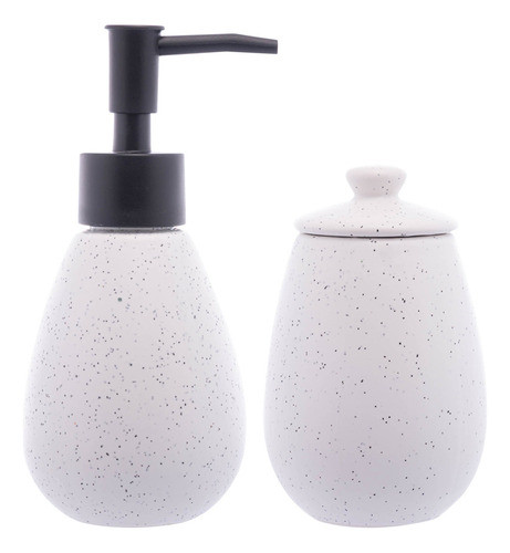 Kit 2 Peças Para Banheiro De Cerâmica Granilite 29563 Wolff 0