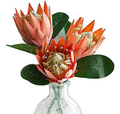 Flores Artificiales Seda Falsa Protea Cynaroides Arreglos Fl 0