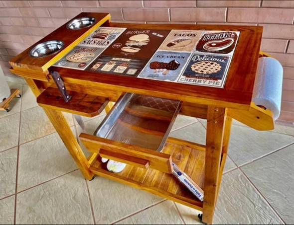 Mesa De Apoio Pra Churrasco Completa 1