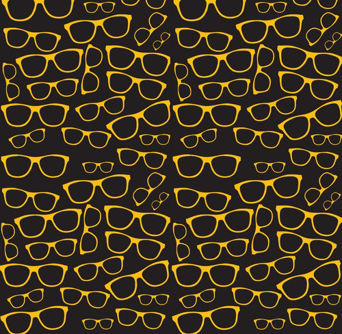 Papel De Parede Óculos Dourado Ótica Autoadesivo 3mx58cm 0