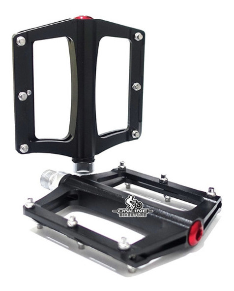 Pedales Plataforma Resistentes Aluminio 6 Pines Desmontables 0