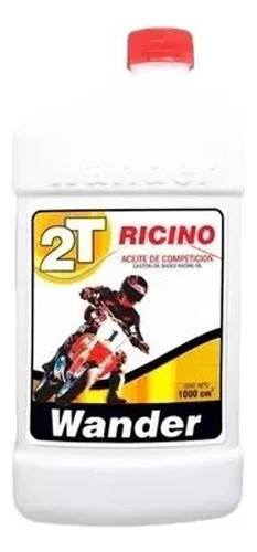 Aceite Competición Ricino Moto 2t Wander X 1 Lt 0