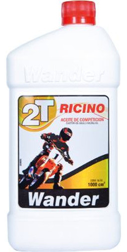 Aceite Competición Ricino Moto 2t Wander X 1 Lt 0