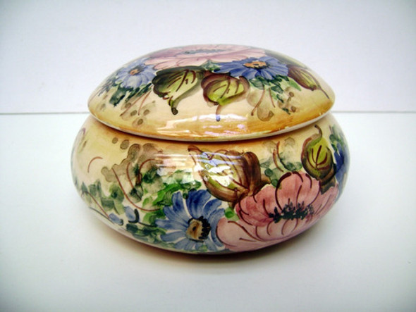 Alhajero Redondo Ceramica Amanda Hecha A Mano Retro Boedo 0