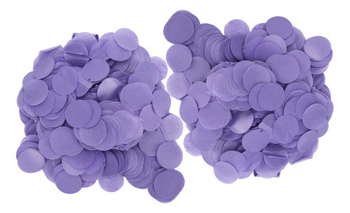 Violet Party Confetti, 2 Sacos, Papel Redondo, Aniversário D 1