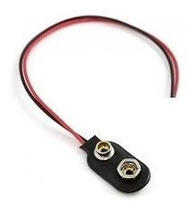 Lote 5 X Porta Batería De 9v Cable De Conexión Itytarg 0