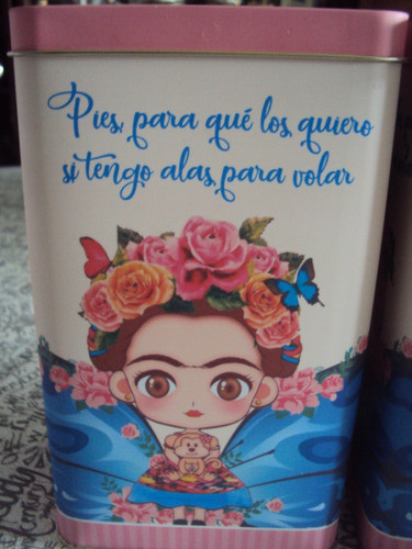 Lata  Mini Frida Yerbera  Pico Vertedor 1